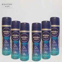 6X 150Ml Nivea Men Fresh Ocean 48H Deo Spray Ohne Aluminium Deodorant