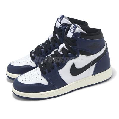 Nike Air Jordan 1 Retro High OG GS AJ1 Midnight Navy Kids Nike Air Jordan 1 Retro High OG GS AJ1 Midnight Navy Kids