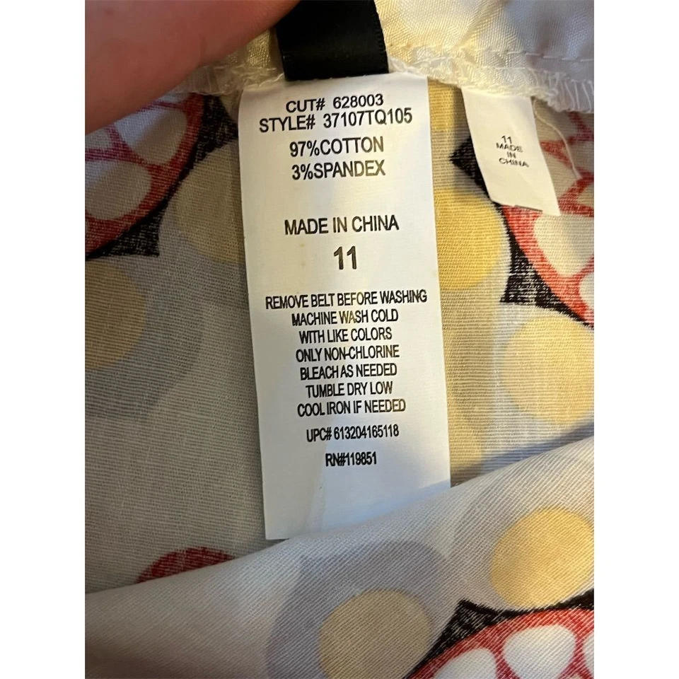 Heart Soul Women's Paisley Floral Print Pencil Skirt Size 11 Multicolor - Image 4 of 4