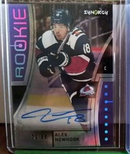 2021-22 Synergy Purple #82 Alex Newhook Autograph /99 RC