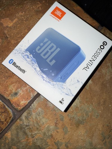 JBL Harman Go Essential Portable Bluetooth Wireless Speaker , Blue , NEW