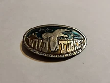 VINTAGE AUSTIN NICHOLS EIGHT YEAR OLD WILD TURKEY WHISKEY 101 PROOF BELT BUCKLE