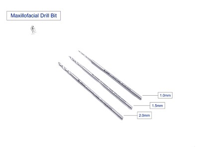 Maxillofacial Drill Bit lot of 5 pcs veterinary