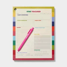 Tabitha Brown for Target Notepad Pen Daily Planner Journal Goals Organization