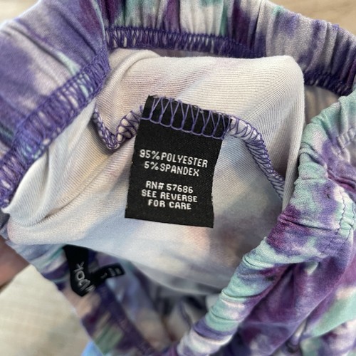 New Look Flared Tie Dye Leggings Size Large - Picture 6 of 6