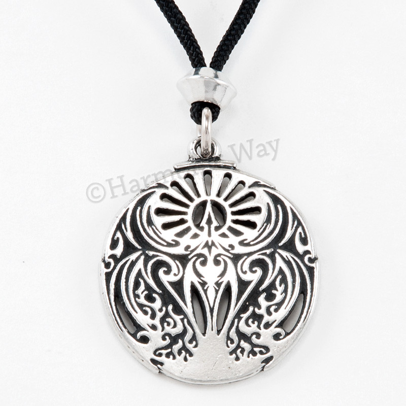 PHOENIX RISING Pendant Necklace MYTHICAL FIRE BIRD FROM ASHES TALISMAN ...
