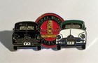 <!--F#f_0-->FX, FJ Holden Duo Quality Metal Car Badge, Hat Pin, Lapel Pin, 2 clutches Bla/Wh<!--F/-->