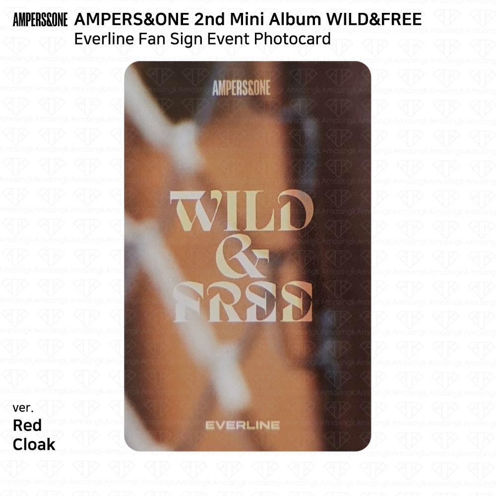 AMPERS&ONE The 2nd Mini Album WILD&FREE Everline Fan Sign Event