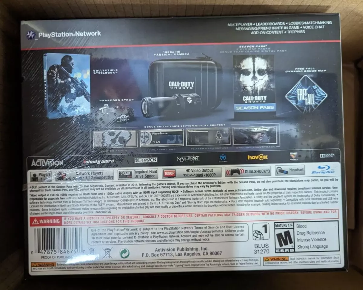 Call of Duty Ghosts Prestige Edition (PS4) 