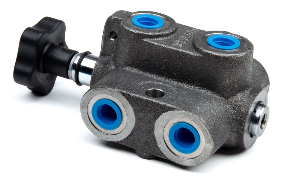 Metro Double Selector Valve, 6 Port, 2 Position, 20 GPM, 1/2 NPT Port Size, Knob - Image 2 of 4