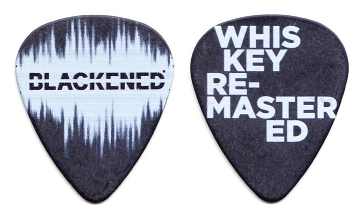 Metallica Blackened Whiskey Remastered Black Guitar Pick