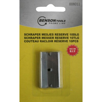 10 Ersatzklingen Nachfüllmesser Schaber Cutter Schaber 2x3,8cm