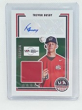 Trevor Busby 2022 USA Baseball Stars & Stripes - AUTO RELIC (095/399) -