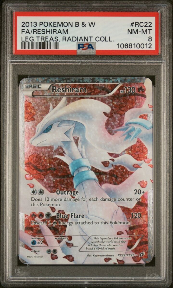 Reshiram (Full Art) RC22/RC25 Legendary Treasures: Radiant Reshiram (Full Art) RC22/RC25 Legendary Treasures: Radiant