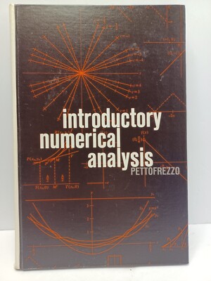 Introductory Numerical Analysis by Anthony Pettofrezzo - Hardcover - 1966