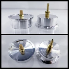 Strictly Modified Welding 2.5" V-Band Back Purge Cap/Heat Sink