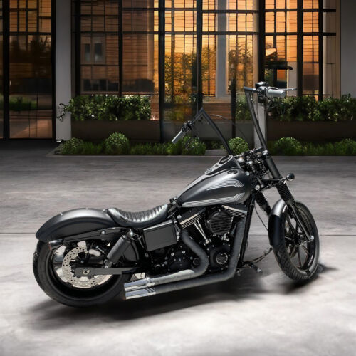 14" Rise 1 1/2'' Fat Ape Hanger Handlebars for Harley 2018-2021 Sport Glide - Picture 2 of 14