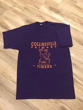Vintage Collinsville Primary Tiger Shirt large 