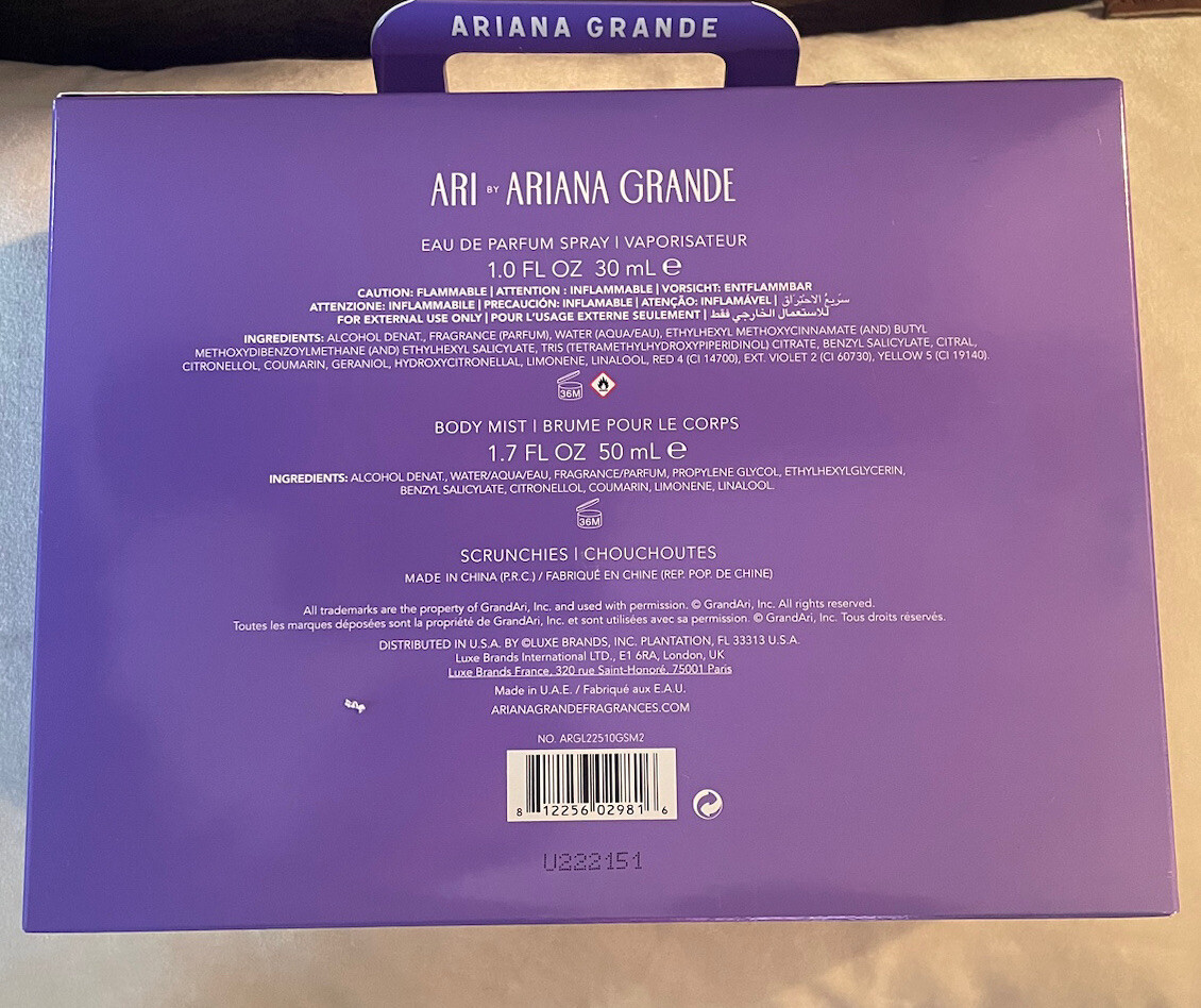 Ari by Ariana Grande perfume gift set | eBay