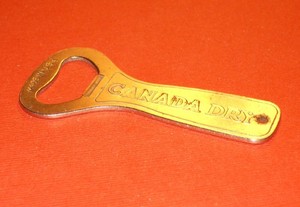 VINTAGE CD CANADA DRY Soda Pop Bottle METAL DIECUT BEVERAGE Opener