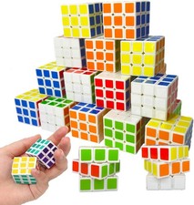24 Pack Mini Cube Puzzle Party Favors for Kids 1.18in Magic Cube School Gifts