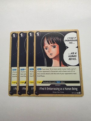 One Piece I Find It Embarrassing as a Human Being OP15-097 Kami's x4 Playset