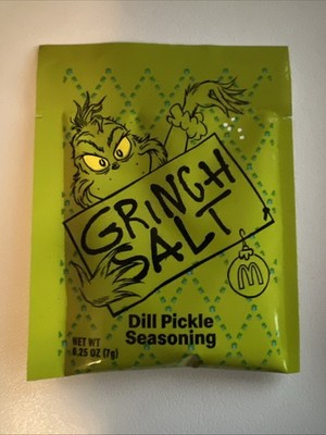 McDonald s Grinch Salt Dill Pickle Seasoning