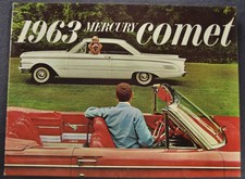 1963 Mercury Comet Brochure S-22 Sportster Convertible Wagon Excellent Original 1963 Mercury Comet Brochure S-22 Sportster Convertible Wagon Excellent Original