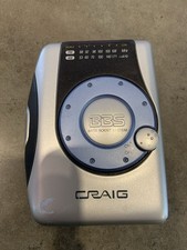 Vtg Craig Portable AM/FM Stereo Cassette Tape Player Model CCS-42330 Works