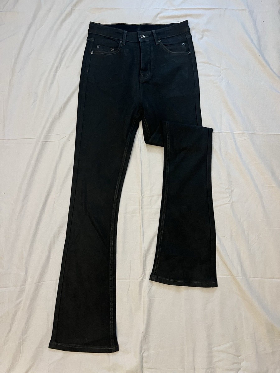 Rick Owen's Bolo Flared Waxed Jeans | eBay