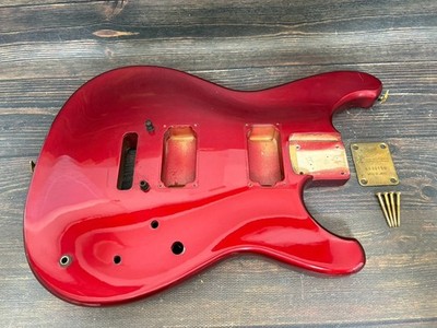 1983 Ibanez Roadstar II RS450 Karosserie Fire Red Made in Japan mit Platte