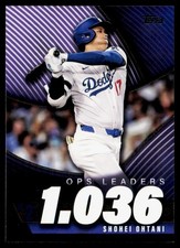 2025 Topps OPS Leaders Shohei Ohtani Los Angeles Dodgers #OPS-2