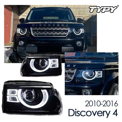 LR4 LED Headlight Assembly Pair for Land Rover Discovery 4 L319 2010-2016