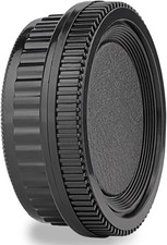 K Mount Camera Body Cap and Rear Lens Cap Cover Kit for Pentax K PK Mount DSLR