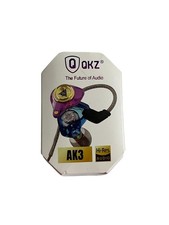 QKZ AK3 Hi-Res Audio Headphones Earbuds Purple New Open Box 