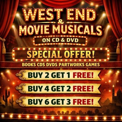 West End, Broadway & Movie Musicals - CDs & DVDs - Buy 2 Get 1 Free