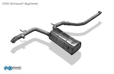  Sportauspuff-Komplettanlage ab Kat Audi A2 1.2l TDI 63mm rund Dieseloptik