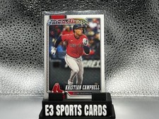 Topps 2026 Series 1 Kristian Campbell Future Stars Boston Red Sox #125 Base Card