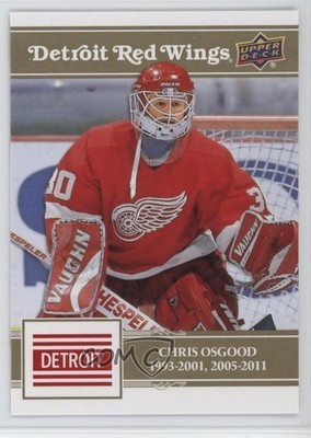 2025-26 Upper Deck Detroit Red Wings Centennial /100 Chris Osgood #63 a4c