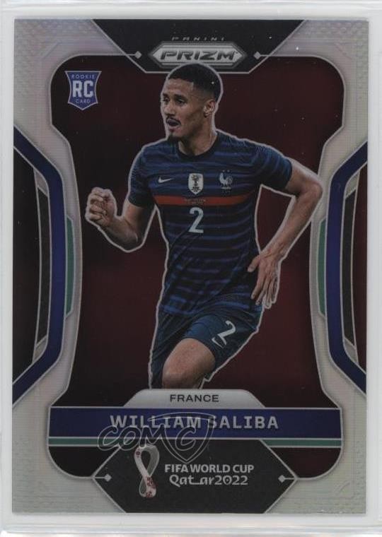 2022 Panini Prizm World Cup Qatar Silver William Saliba #106 Rookie RC 2p7