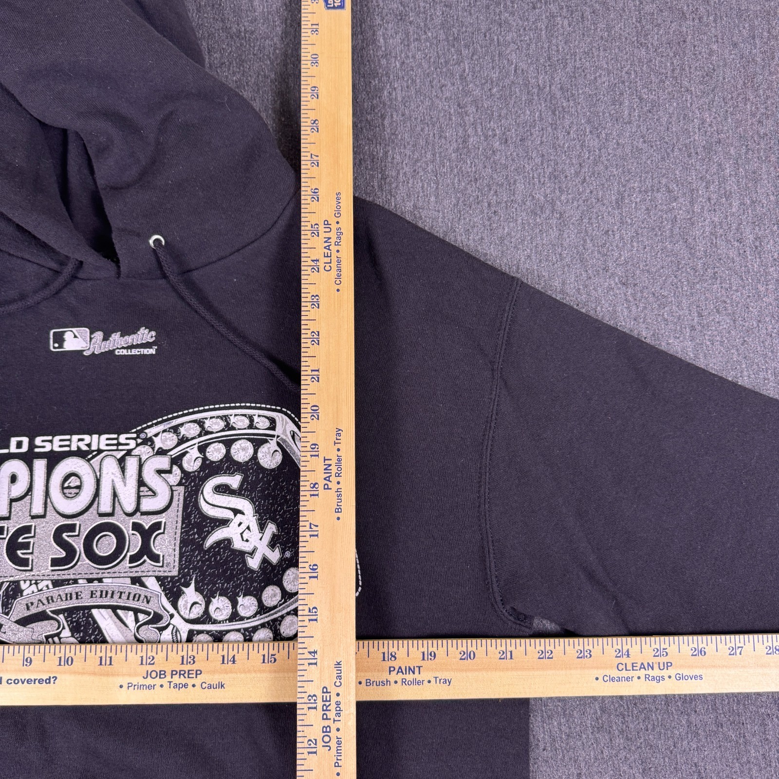 Chicago Mens Black White Sox World Series Champions Hoodie Sweatshirt Size M thumbnail 8