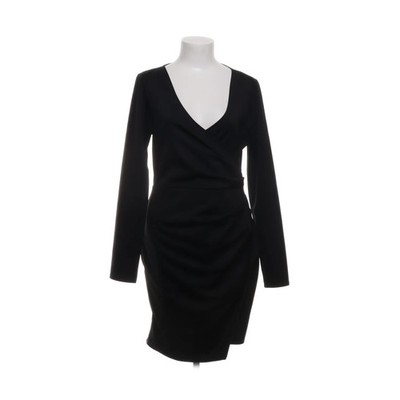 NLY One, Wickelkleid, Größe: L, Schwarz, Elasthan/Polyester, Einfarbig #awx