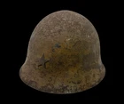 Japanese Imperial Army Helmet Type-90 Iron WW2 Military 5-star Original item