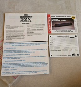 SEGA 32X CONSOLE COMPLETE IN BOX GREAT CONDITION TESTED & WORKS