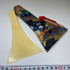 Shamisen Bachi Pick Traditional Instrument Tool with Case