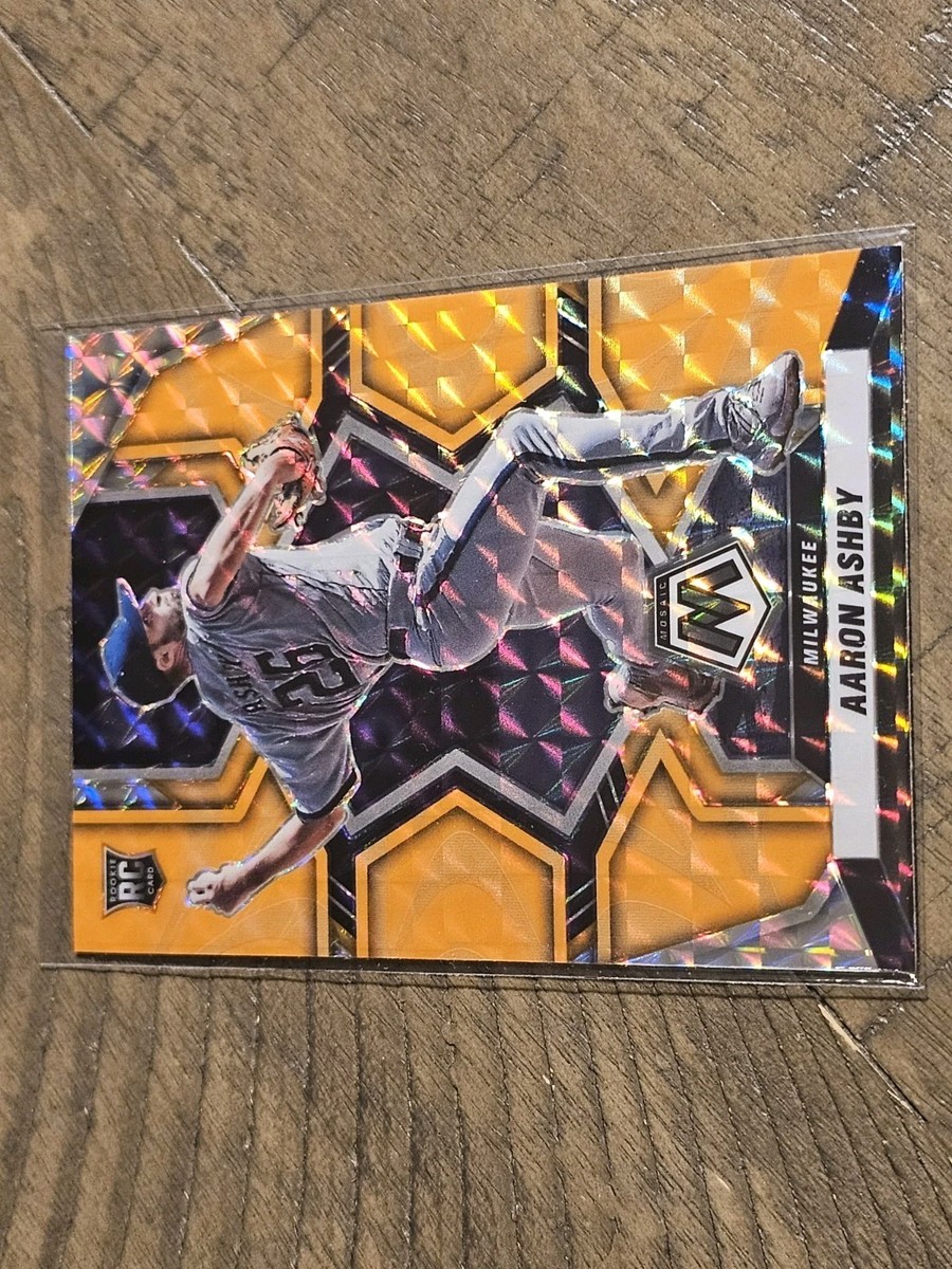 2022 Panini Mosaic - Rookies Aaron Ashby #231 Reactive Orange