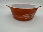 Vintage Pyrex Cinderella Mixing Bowl “Autumn Harvest Wheat”, 2.5Qt