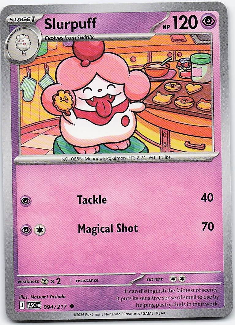 2026 Mega Evolutions Ascended Heroes Slurpuff 094/217  Uncommon