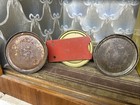 3 Lot Vintage FORD Embossed Script Thumb E Oilers Antique Oil Can — photo 3