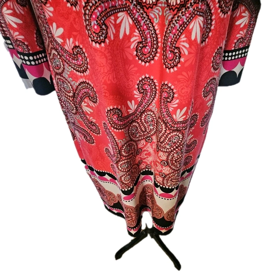 Chicos Medallion Shift Womens Dress SZ 1 Boho,Hippie,Festival,Casual,Workwear  - Image 2 of 4